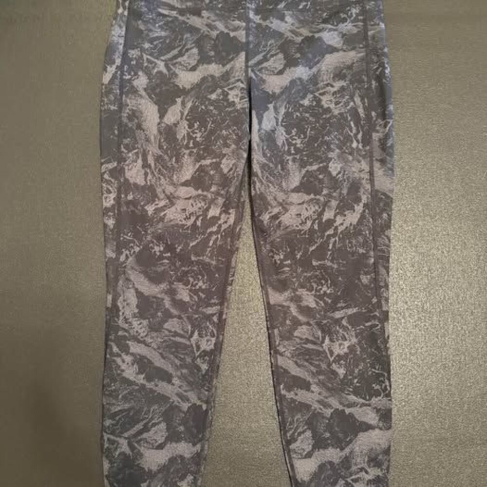 LOLE large Gray Marble Print Leggings